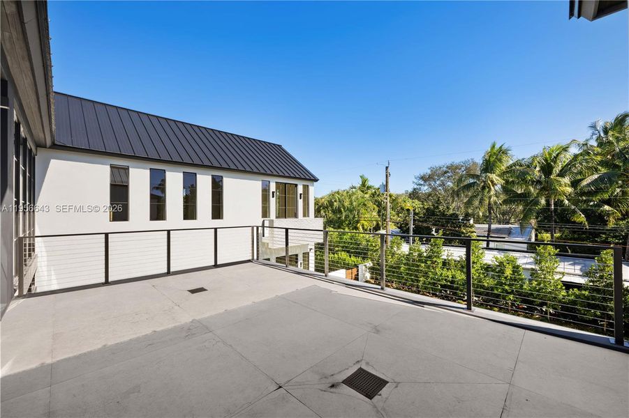 Exterior details and patio area of a home in , Miami (Image 29). Exterior details and patio area of a home in , Miami (Image 29).