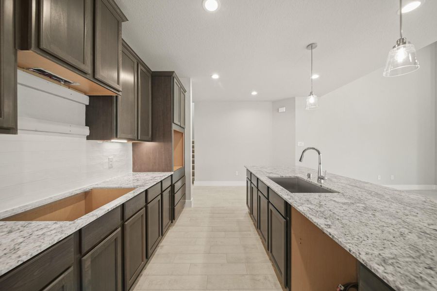 Furnished interior view inside a new home in Morton Creek Ranch, Katy (Image 4).