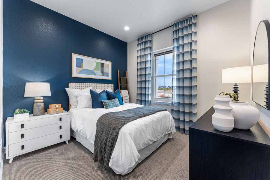 Furnished interior view inside a new home in Macanta, Castle Rock (Image 19).