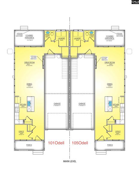 2D floor plan layout of this home in Dunbar Village, Cayce, SC (Image 5). 2D floor plan layout of this home in Dunbar Village, Cayce, SC (Image 5).