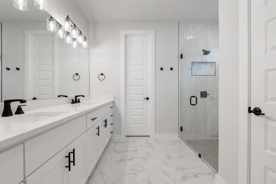 Furnished interior view inside a new home in Lariat, Liberty Hill (Image 13).