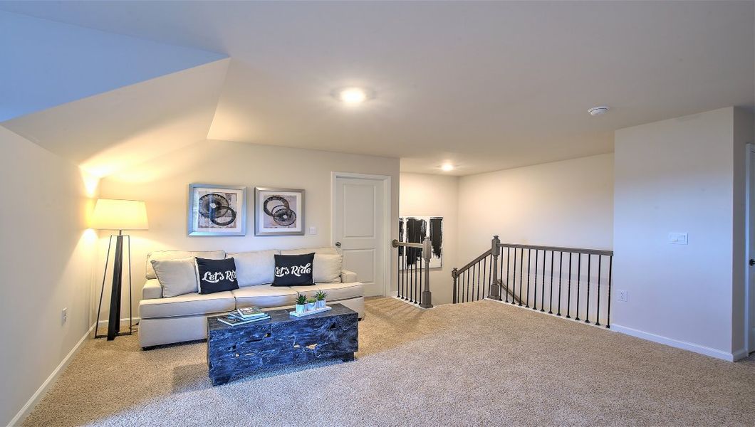 Furnished interior view inside a new home in Reserve at Tap Root Farms, Fletcher (Image 54). Furnished interior view inside a new home in Reserve at Tap Root Farms, Fletcher (Image 54).