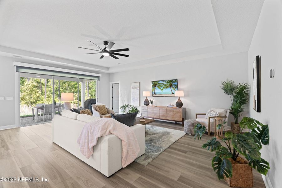 Furnished interior view inside a new home in , St. Augustine (Image 41).