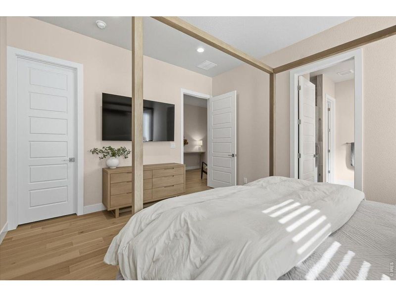 Furnished interior view inside a new home in Pelican Shores at Water Valley, Windsor (Image 28).