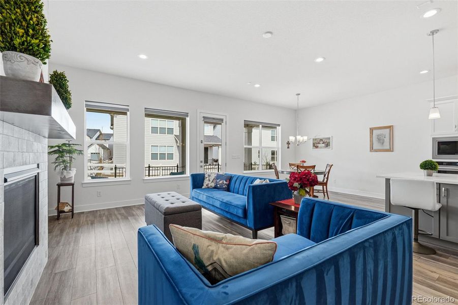 Furnished interior view inside a new home in , Parker (Image 14).