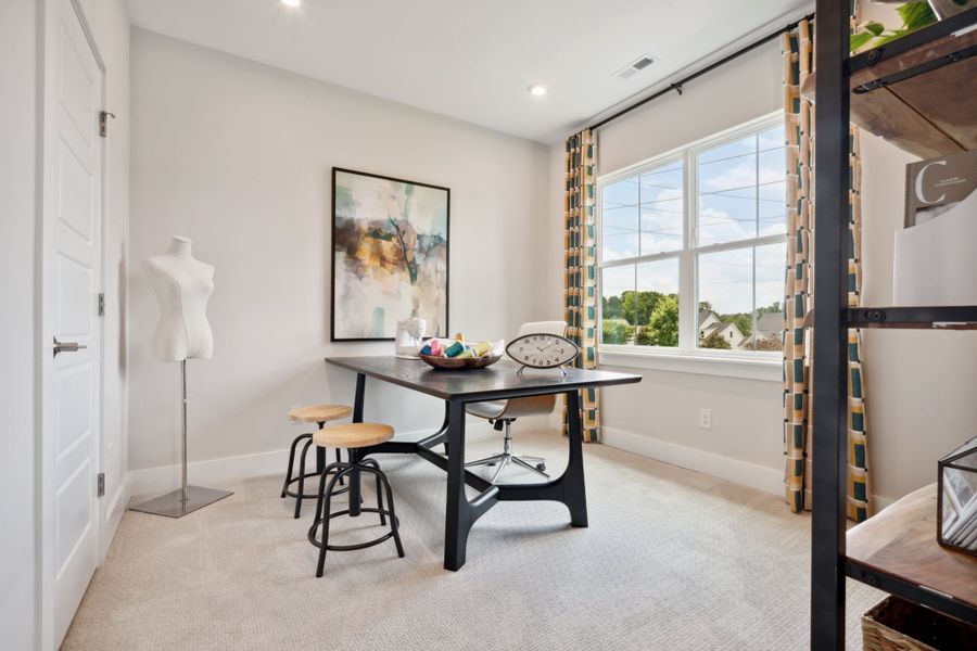 Furnished interior view inside a new home in Seven Oaks, Belmont (Image 25).
