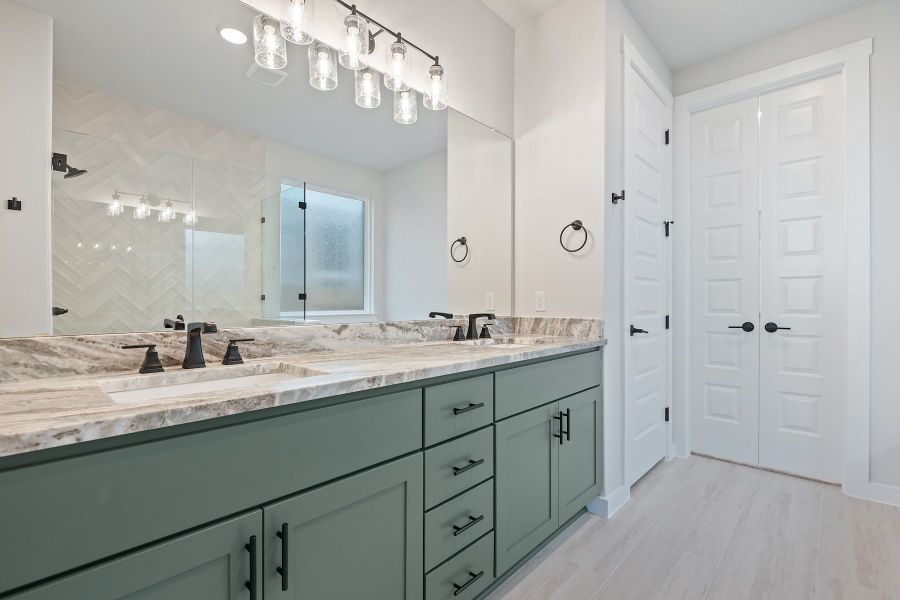 Furnished interior view inside a new home in Flora, Hutto (Image 12).