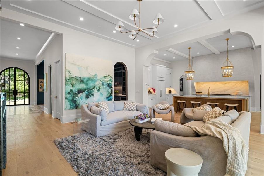 Furnished interior view inside a new home in , Brookhaven (Image 6).