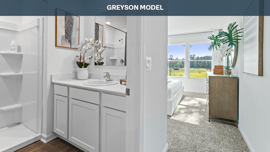 Representative furnished interior of a home built from the Greyson by D.R. Horton in Irongate Villas, Jacksonville (Image 12). Representative furnished interior of a home built from the Greyson by D.R. Horton in Irongate Villas, Jacksonville (Image 12).