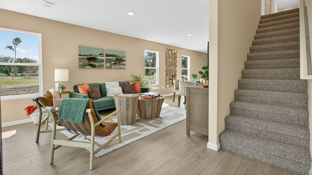 Furnished interior view inside a new home in Trout River, Jacksonville (Image 14).