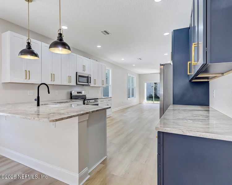 Furnished interior view inside a new home in , Jacksonville (Image 4).