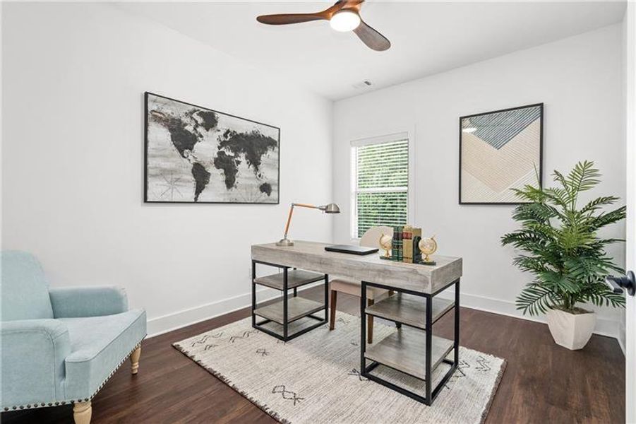 Furnished interior view inside a new home in , Stockbridge (Image 49).