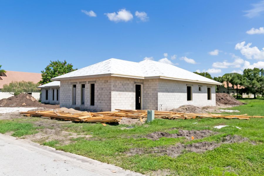 Front exterior of a new home in , Port St. Lucie, FL, highlighting curb appeal (Image 19). Front exterior of a new home in , Port St. Lucie, FL, highlighting curb appeal (Image 19).