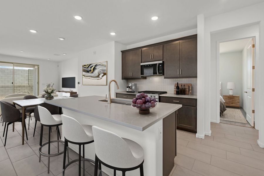Furnished interior view inside a new home in Blackhawk, Tucson (Image 4).