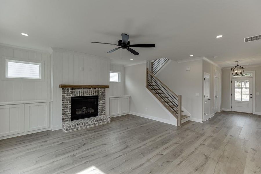 Spacious, unfurnished interior of a new home in , Buford (Image 36).