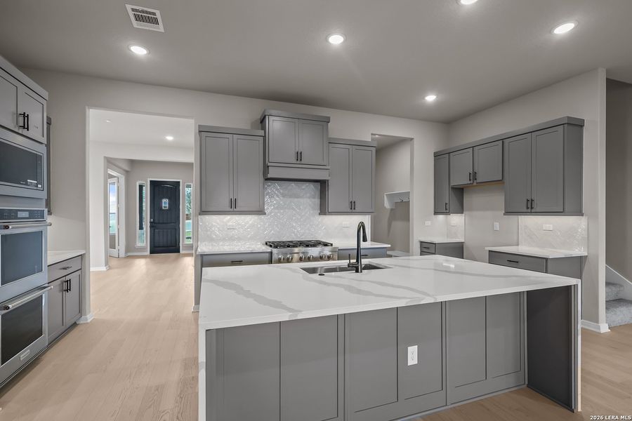 Furnished interior view inside a new home in Homestead, Schertz (Image 13).