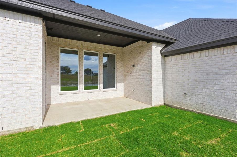 Exterior details and patio area of a home in , Azle (Image 3). Exterior details and patio area of a home in , Azle (Image 3).