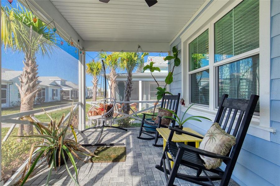 Exterior details and patio area of a home in , Daytona Beach (Image 25).