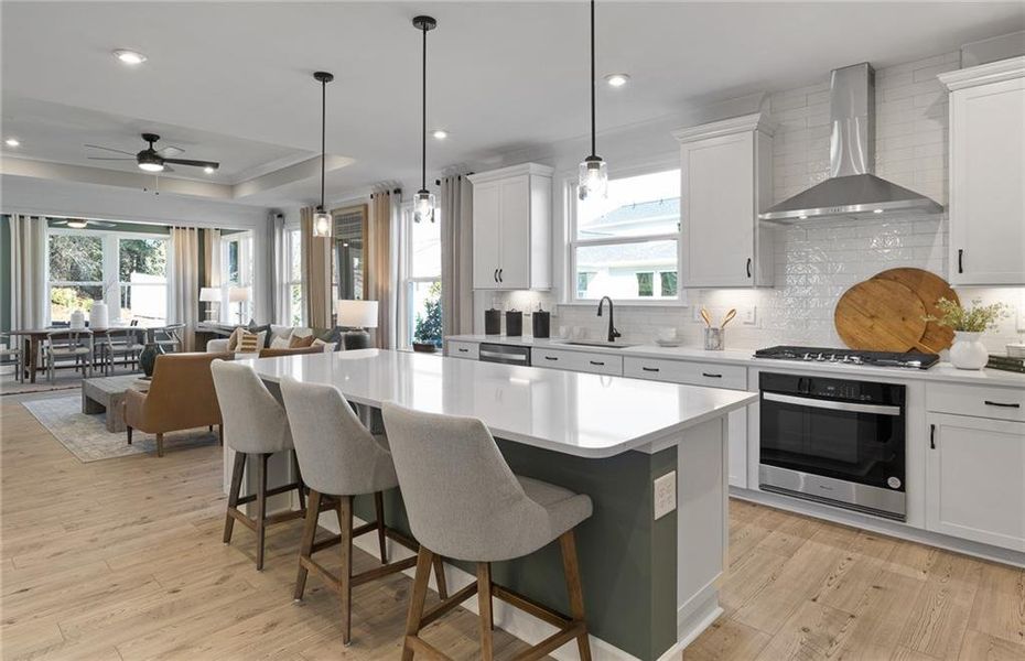 Furnished interior view inside a new home in Sun City Peachtree, Griffin (Image 4).