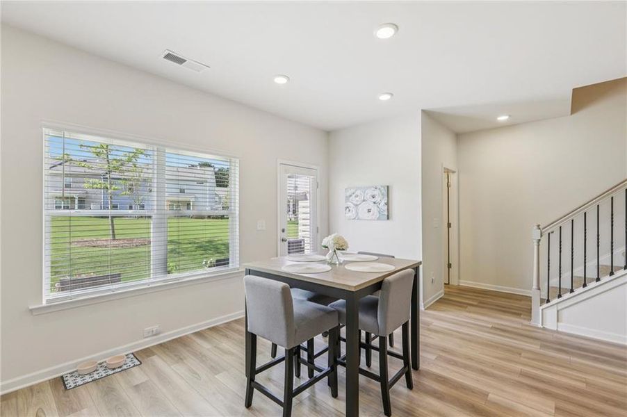 Furnished interior view inside a new home in Ellison Square, Sugar Hill (Image 19).