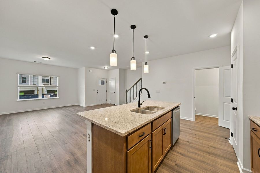 Furnished interior view inside a new home in Wilson Meadows, Clarksville (Image 6).