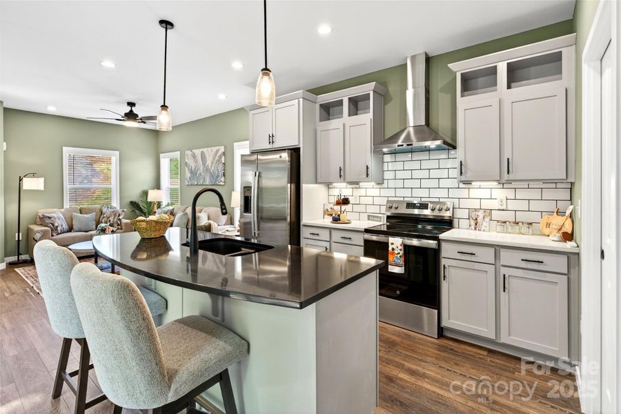 Furnished interior view inside a new home in , Marion (Image 10).