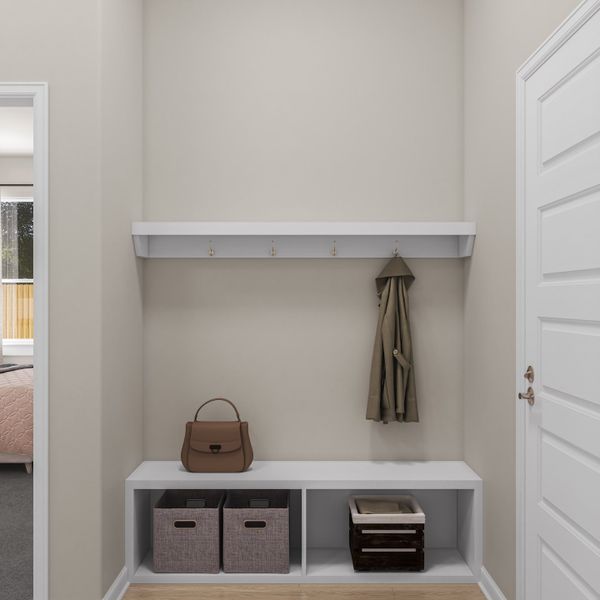 Representative furnished interior of a home built from the Rainey by Tri Pointe Homes in Lariat, Liberty Hill (Image 24).