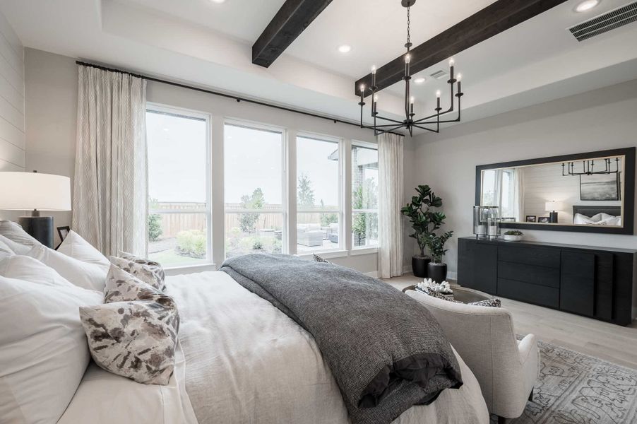 Representative furnished interior of a home built from the Milan by Tri Pointe Homes in Dunham Pointe, Cypress (Image 19).