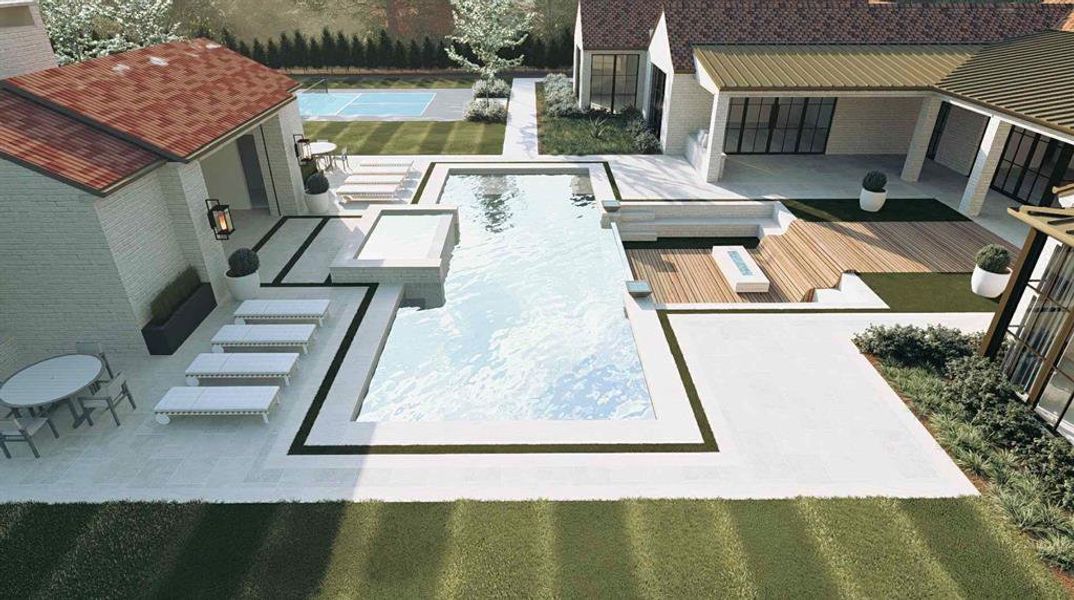 Exterior details and patio area of a home in , Fort Worth (Image 1). Exterior details and patio area of a home in , Fort Worth (Image 1).