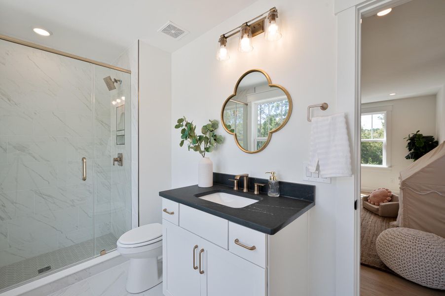Furnished interior view inside a new home in Yellow House Landing, Charleston (Image 12). Furnished interior view inside a new home in Yellow House Landing, Charleston (Image 12).