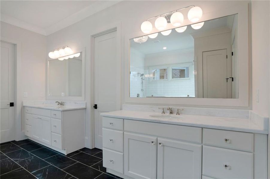 Furnished interior view inside a new home in , Statham (Image 15).