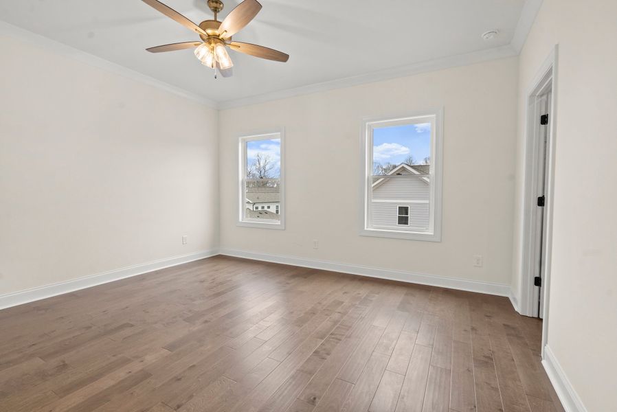 Representative unfurnished interior of a home built from the The Grayson II by The Providence Group in Waterside Townhomes, Peachtree Corners (Image 29).
