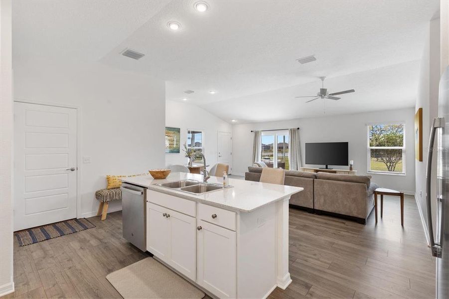 Furnished interior view inside a new home in , The Villages (Image 15). Furnished interior view inside a new home in , The Villages (Image 15).