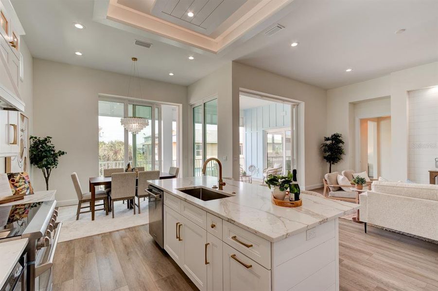 Furnished interior view inside a new home in , New Smyrna Beach (Image 19).