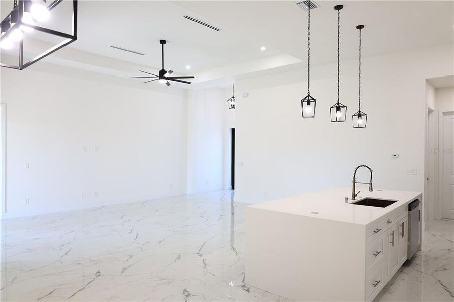 Furnished interior view inside a new home in , Cape Coral (Image 27). Furnished interior view inside a new home in , Cape Coral (Image 27).