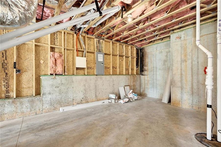 In-progress construction of a new home in , Roswell, GA (Image 59).