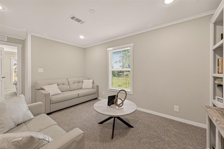 Furnished interior view inside a new home in , Cleveland (Image 16).