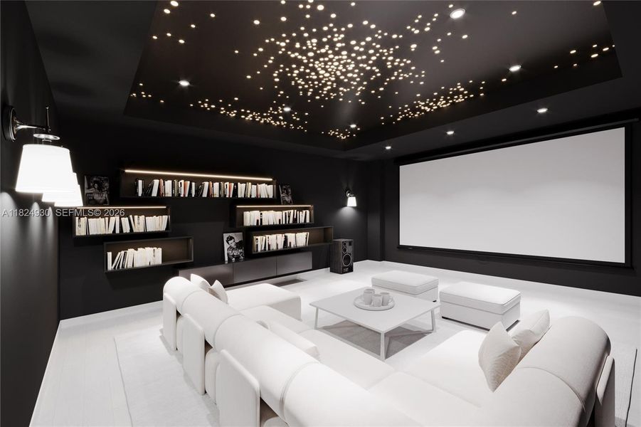 Furnished interior view inside a new home in , Miami (Image 15).