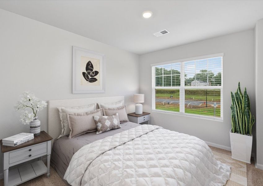 Each bedroom has a closet