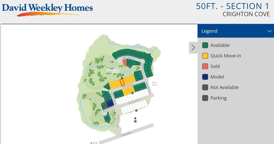 Homesite Map
