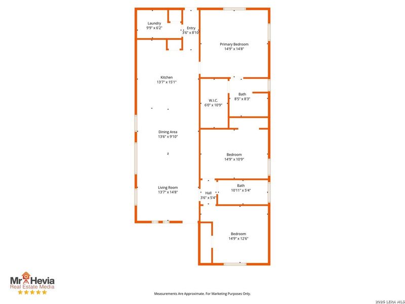 2D floor plan layout of this home in , San Antonio, TX (Image 4).