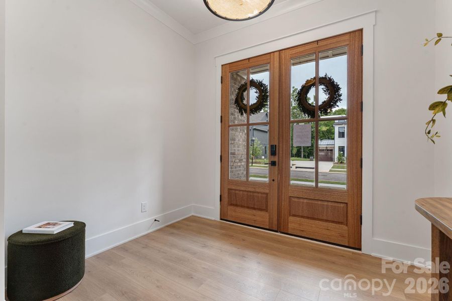 Spacious, unfurnished interior of a new home in Bluffs at Wesley Chapel, Waxhaw (Image 43).