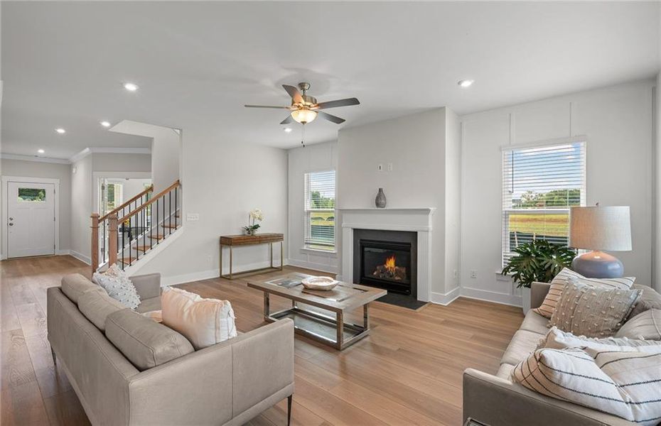Furnished interior view inside a new home in Creekside at Skelton, Jefferson (Image 9).
