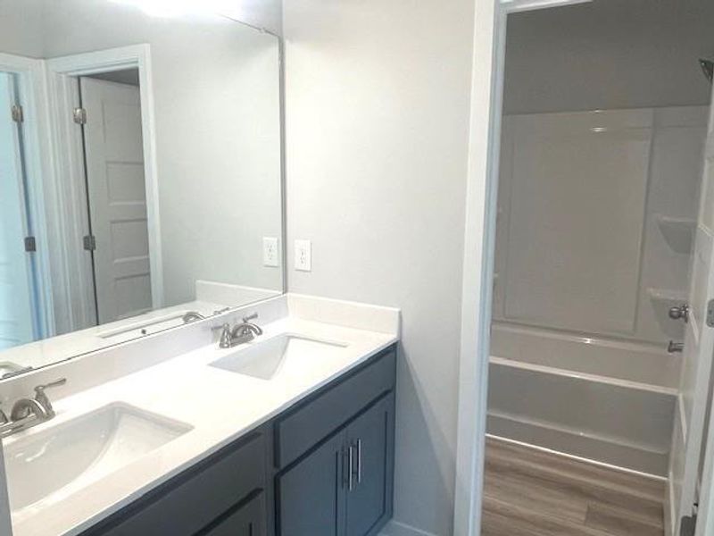 Furnished interior view inside a new home in Ponderosa Farms Estates, Gainesville (Image 12).