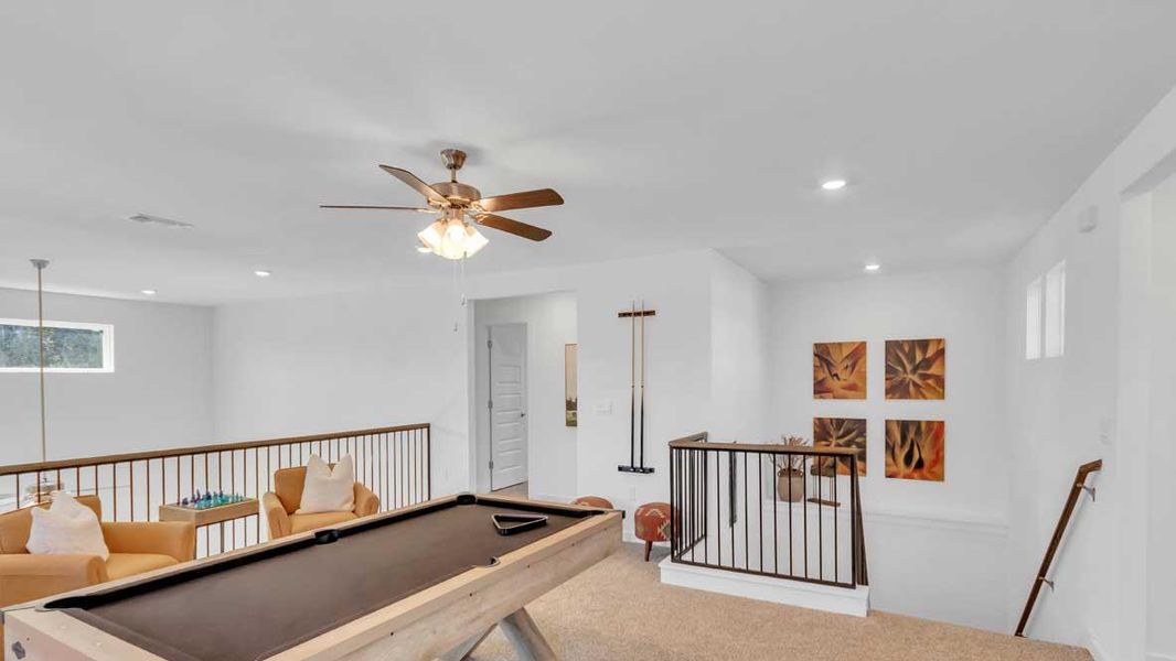 Furnished interior view inside a new home in Rosenbusch Ranch, Leander (Image 18).