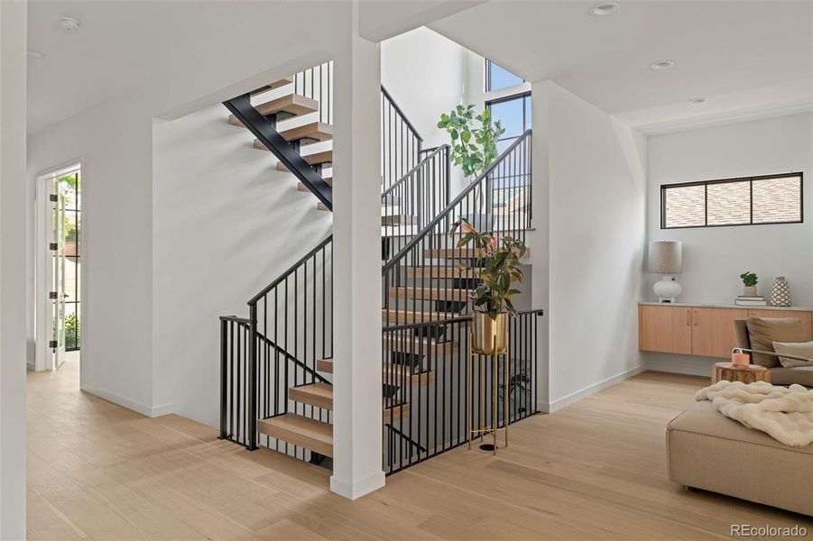 Furnished interior view inside a new home in , Denver (Image 22).