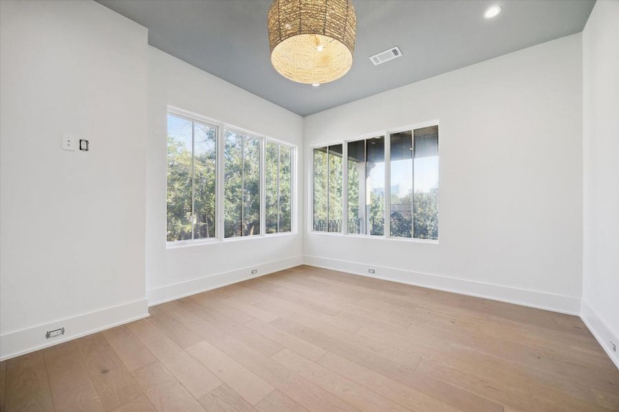 One of the four bedrooms upstairs.
