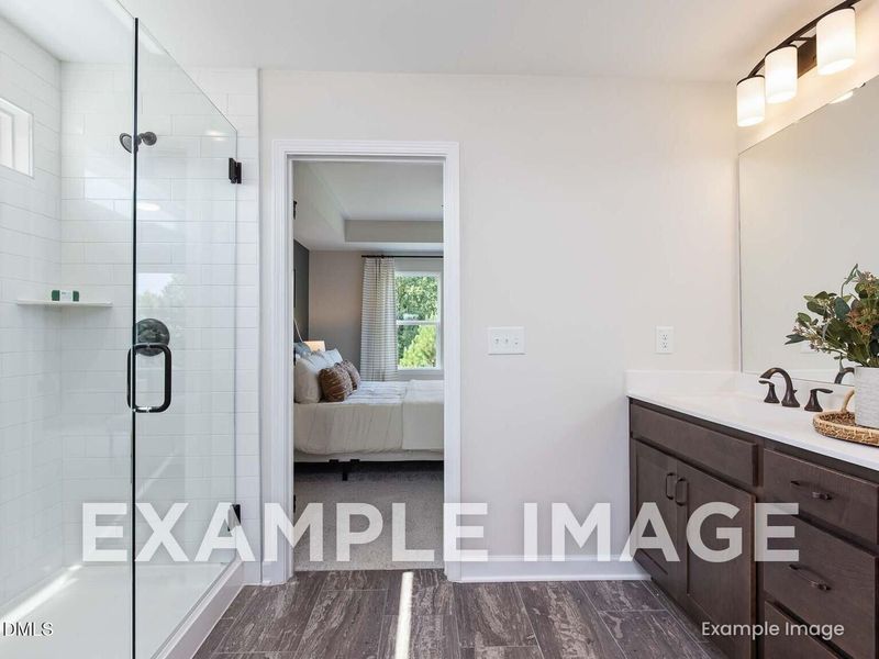 Furnished interior view inside a new home in Sage on North Main, Wake Forest (Image 20).