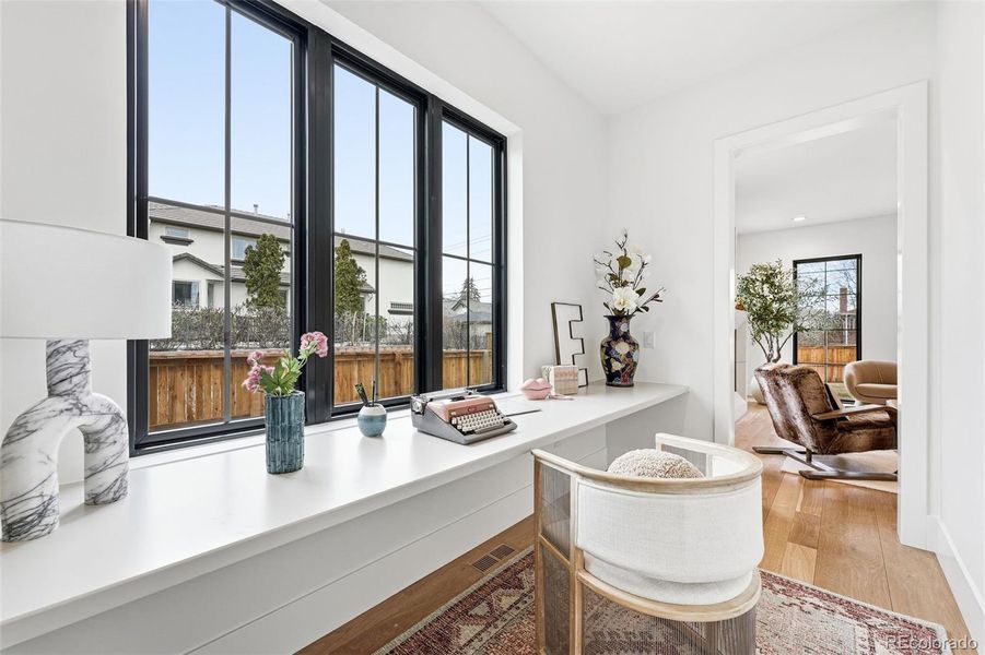 Furnished interior view inside a new home in , Denver (Image 10). Furnished interior view inside a new home in , Denver (Image 10).