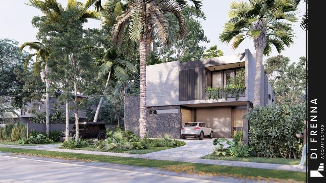 Front exterior of a new home in , Miami, FL, highlighting curb appeal (Image 24).